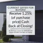 Receive a commission rebate of up to 1.25% cash back